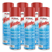Windex(R) Foaming Glass Cleaner, Fresh Scent, 20 oz, 6 Aerosol Cans (333813)