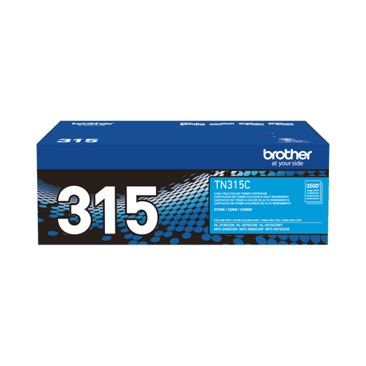 Brother TN-315C | Original Cyan High-Yield Toner Cartridge