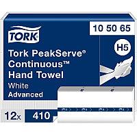 Tork(R) Continuous Multifold Paper Towels, 1-Ply, White, 4920 Towels (105065)
