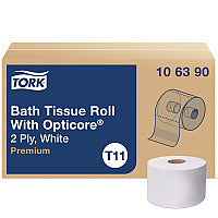 Tork(R) Premium OptiCore Toilet Paper, 2-Ply, 800 Sheets, 36 Rolls (106390)