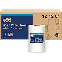 Tork(R) Advanced Center-Pull Paper Towels, 2-Ply, White, 6 Rolls (121201)