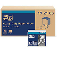 Tork(R) Heavy-Duty Paper Wiper, 1/4 Fold, 896 Wipers (192136)