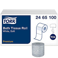 Tork(R) Advanced Toilet Paper, 2-Ply, White, 400 Sheets, 80 Rolls (2465100)