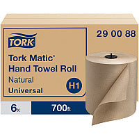 Tork(R) Advanced Hardwound Roll Paper Towels, Brown, 700-ft., 6 Rolls (290088)
