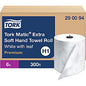 Tork(R) Soft Matic Handwound Roll Paper Towels, 1-Ply, White, 6 Rolls (290094)