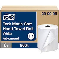 Tork(R) Matic Hardwound Roll Paper Towels, White, 900-ft., 6 Rolls (290095)