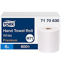 Tork(R) Hardwound Roll Paper Towels, White, 600-ft., 6 Rolls (7170630)
