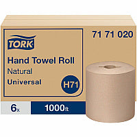 Tork(R) Universal Hardwound Roll Paper Towels, Brown, 1,000-ft., 6 Rolls (7171020)