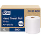 Tork(R) Advanced Hardwound Roll Paper Towels, 1-Ply, White, 800-ft., 6 Rolls (8038050)