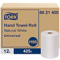 Tork(R) Hardwound Roll Paper Towels, 1-Ply, White, 425-ft., 12 Rolls (8621400)