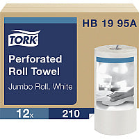 Tork(R) Kitchen Paper Towels, 2-Ply, 210 Sheet, 12 Rolls (HB1995A)