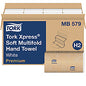 Tork(R) Soft Xpress Multifold Hand Towels, 2-Ply, White, 2160 Towels (MB579)