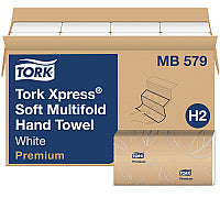 Tork(R) Soft Xpress Multifold Hand Towels, 2-Ply, White, 2160 Towels (MB579)