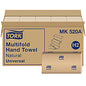 Tork(R) Multifold Paper Towels, 1-Ply, Brown, 4000 Towels (MK520A)