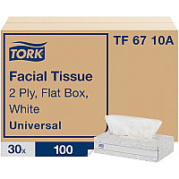Tork(R) Universal Facial Tissue, 2-Ply, 100 Tissue Box, 30 Boxes (TF6710A)