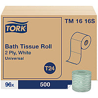 Tork(R) Standard Toilet Paper, 2-Ply, 500 Sheets, 96 Rolls (TM1616S)
