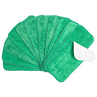 Microfiber Flat Wet Mop - 13", Green, Case Of 120 (M830013G-CS)