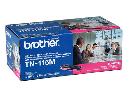 Brother TN-115M | Original Magenta High-Yield Toner Cartridge