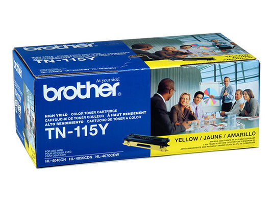 Brother TN-115Y | Original Yellow High-Yield Toner Cartridge